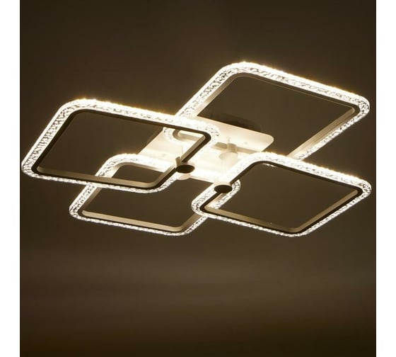 Люстра BayerLux с ПДУ 71105/4WT LED 160Вт 3000-6000К диммер белый 5108293