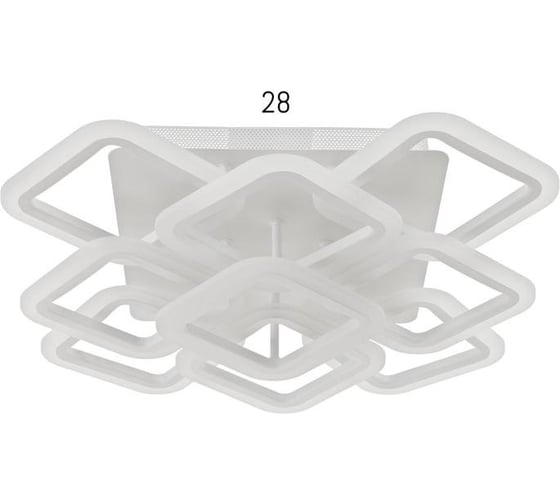 Люстра BayerLux с ПДУ 71176/9 LED 162Вт диммер 3000-6000К белый 58х58х15,5 см 4934960