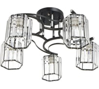 Люстра BayerLux 91270/5 E27 40Вт черный-хром 55х55х25 см 4901089