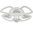 Люстра BayerLux с ПДУ 1160/8WT LED 168Вт 3000-6000К диммер белый 70х70х10 см 5250771 1