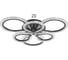 Люстра BayerLux с ПДУ 10022/6BK LED 120Вт 3000-6000К диммер черный 60х60 см 5177743 2