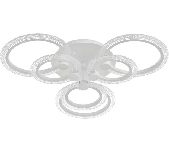 Люстра BayerLux с ПДУ 59120/6WT LED 120Вт 3000-6000К диммер белый 65х65х10 см 5109296