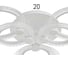Люстра BayerLux с ПДУ 59120/6WT LED 120Вт 3000-6000К диммер белый 65х65х10 см 5109296 9