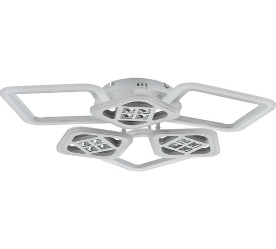 Люстра BayerLux с ПДУ 1156/6WT LED 144Вт 3000-6000К диммер белый 78х78х10 см 5250760 1