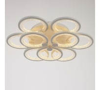 Люстра BayerLux с ПДУ 71103/9WT LED 198Вт 3000-6000К диммер белый 59х59х10 см 5108285
