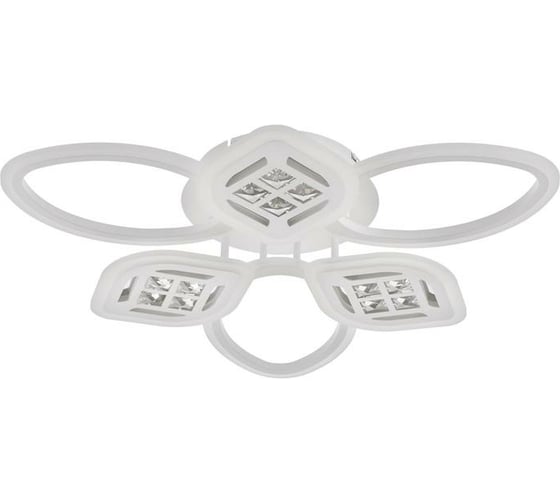 Люстра BayerLux с ПДУ 1162/6WT LED 120Вт 3000-6000К диммер белый 65х45х8 см 5250775