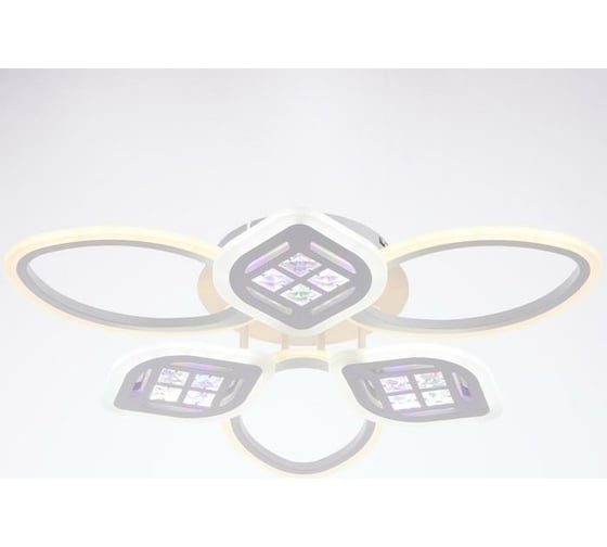 Люстра BayerLux с ПДУ 1162/6WT LED 120Вт 3000-6000К диммер белый 65х45х8 см 5250775