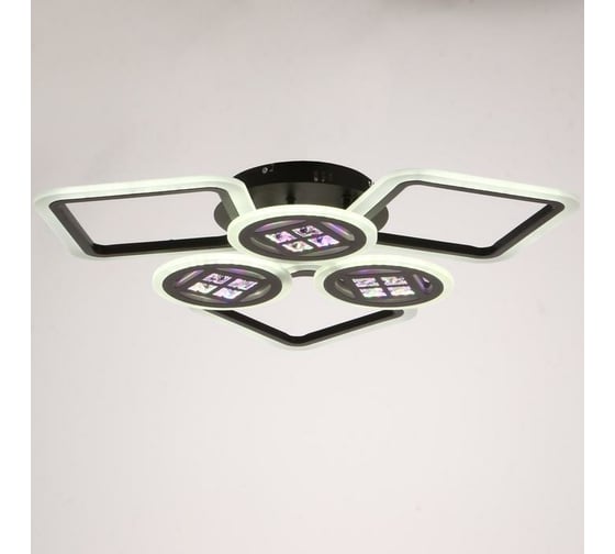 Люстра BayerLux с ПДУ 1157/6CF LED 144Вт 3000-6000К диммер кофе 73х73х10 см 5250764