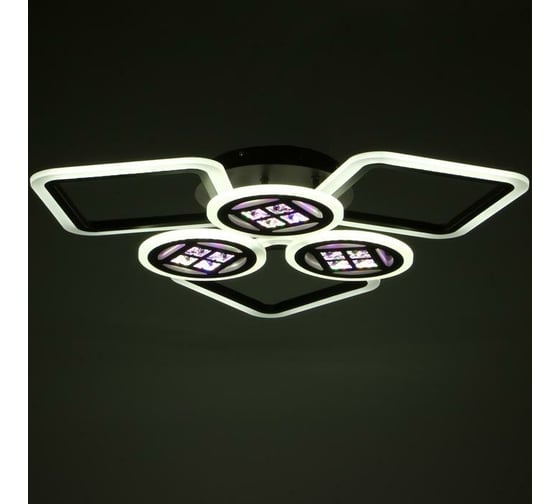 Люстра BayerLux с ПДУ 1157/6CF LED 144Вт 3000-6000К диммер кофе 73х73х10 см 5250764