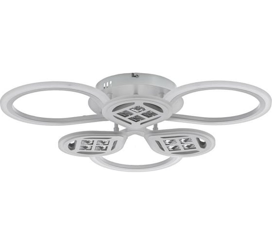 Люстра BayerLux с ПДУ 1161/6WT LED 114Вт 3000-6000К диммер белый 65х45х10 см 5250773 1