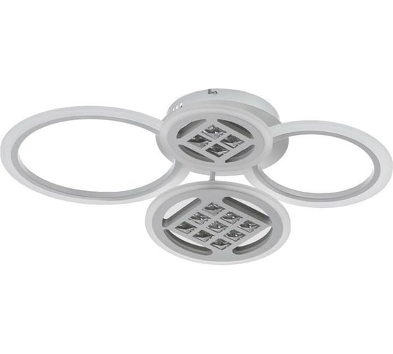 Люстра BayerLux с ПДУ 1158/4WT LED 116Вт 3000-6000К диммер белый 63х45х12 см 5250766 1