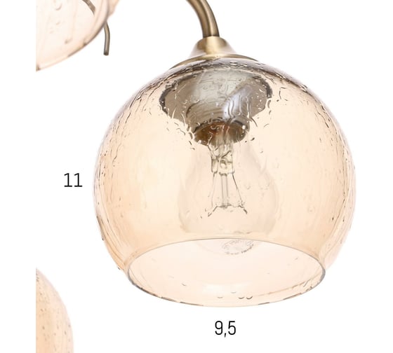 Люстра BayerLux 73198/5 E27 40Вт бронза 61х61х29,5 см 4901260
