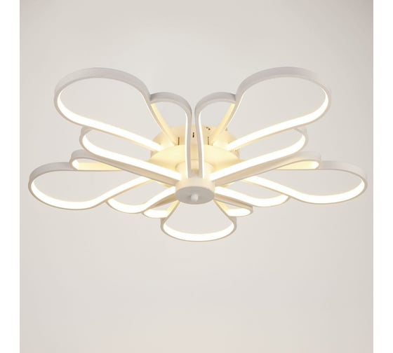 Люстра BayerLux 669510/5 LED 100Вт 4000К белый 77х77х12 см 4660055