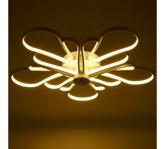 Люстра BayerLux 669510/5 LED 100Вт 4000К белый 77х77х12 см 4660055