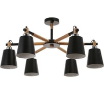 Люстра BayerLux 1047/6BK E27 60Вт черный 76х76х50 см 5202312