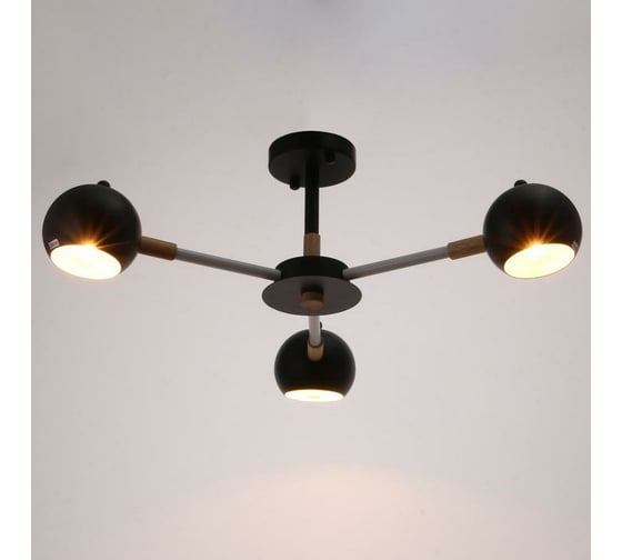 Люстра BayerLux 1063/3BK E27 60Вт черный 65х65х50 см 5202342