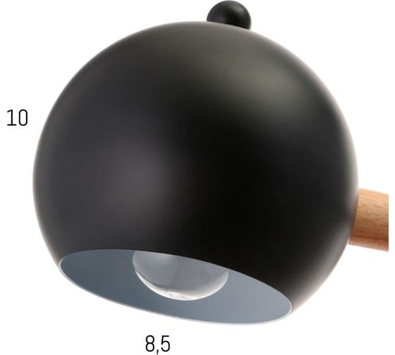 Люстра BayerLux 1063/3BK E27 60Вт черный 65х65х50 см 5202342