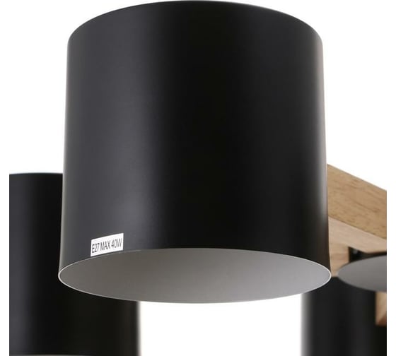 Люстра BayerLux 1045/5BK E27 60Вт черный 66х66х47 см 5202306