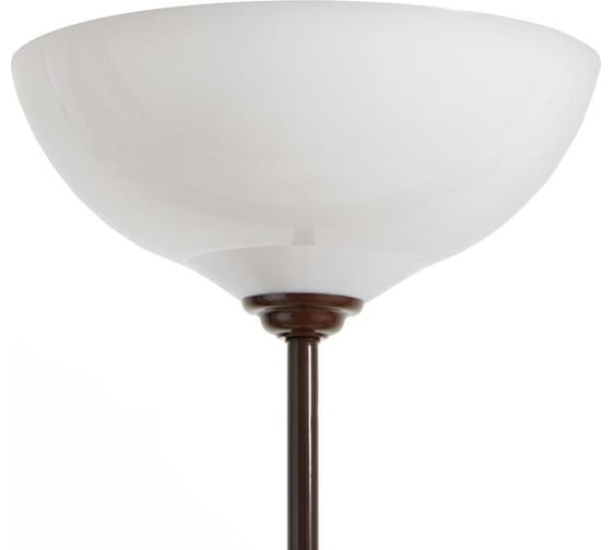 Торшер BayerLux 1341056ML/1 BR, 1х15Вт E27, цвет коричневый, белый 7060106
