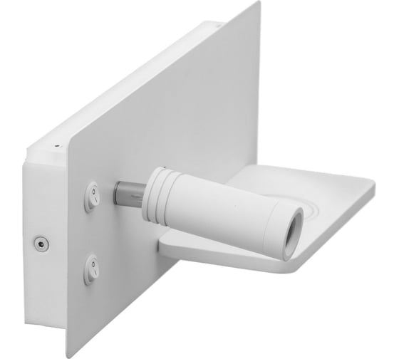 Бра с правой полочкой BayerLux 85101/2 LED 8+3Вт 4000К USB беспроводная зарядка белый 30х11х12 см 4902007