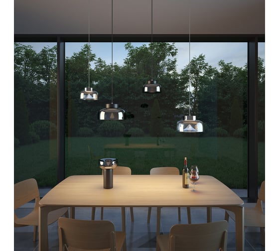 Подвес ODEON LIGHT стекло LED 8W KALEO 4720/8L
