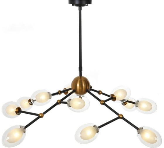 Подвесной светильник Lumina Deco Crocus LDP 7002-12 BK+MD