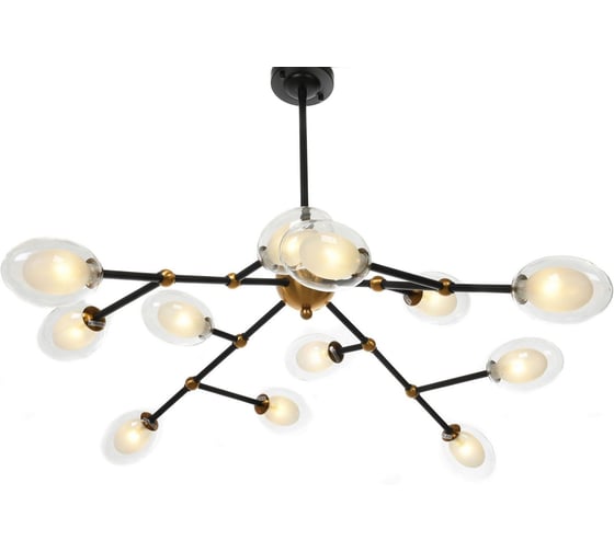 Подвесной светильник Lumina Deco Crocus LDP 7002-12 BK+MD