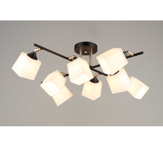 Потолочная люстра Мелодия Света SL6886-8 BK+GD 000080214 1