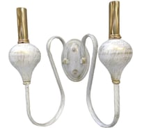 Настенный светильник Мелодия Света PL1075-2W WT+GD 000067362