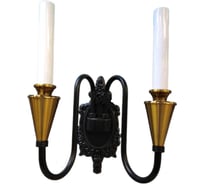 Настенный светильник Мелодия Света PL5823-2W BK+AB 000067334