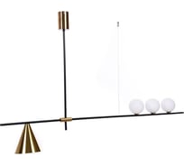 Подвесной светильник Lumina Deco Renzo LDP 6043-4 BK+MD