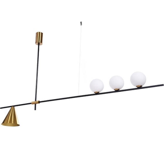 Подвесной светильник Lumina Deco Renzo LDP 6043-4 BK+MD