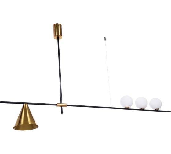 Подвесной светильник Lumina Deco Renzo LDP 6043-4 BK+MD