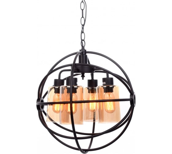 Подвесной светильник Lumina Deco Stradi LDP 11509-4 BK