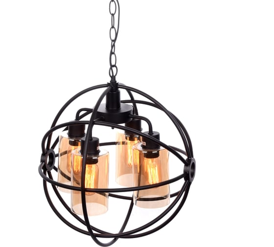 Подвесной светильник Lumina Deco Stradi LDP 11509-4 BK