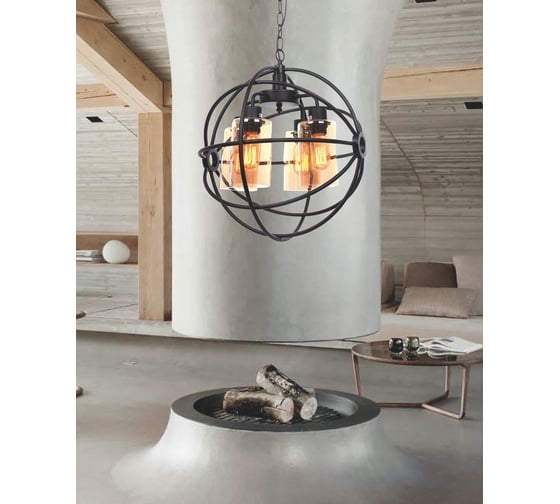 Подвесной светильник Lumina Deco Stradi LDP 11509-4 BK