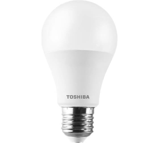 Светодиодная лампа TOSHIBA LED A60 груша 8,5W аналог 60Вт/806Лм нейтральный свет 4000K цоколь стандартный Е27 драйвер IC 00101315914A 1