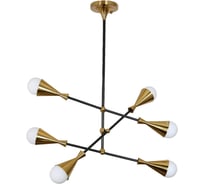 Подвесной светильник Lumina Deco Valpina LDP 6029-6 BK+MD