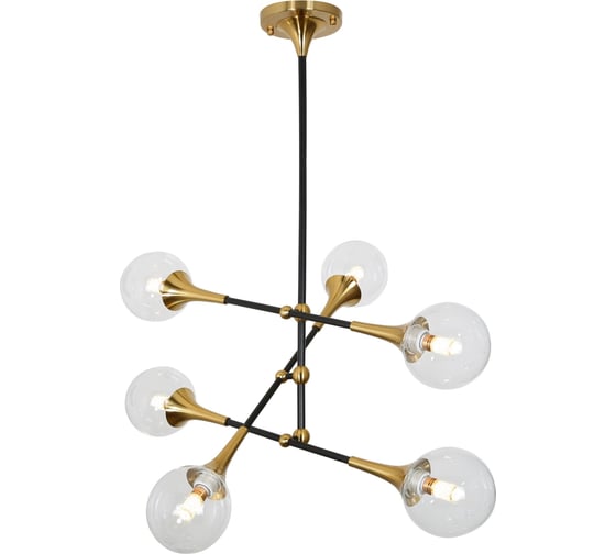 Подвесной светильник Lumina Deco Vivaldo LDP 6027-6 BK+MD 1