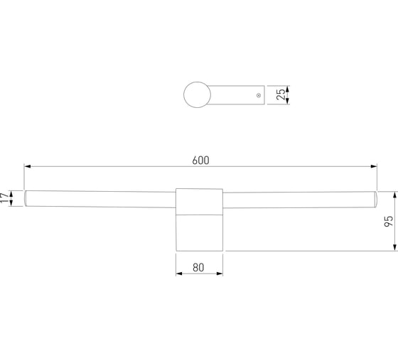 Светильник настенный светодиодный Elektrostandard Luar 3000K 40125/LE a070981