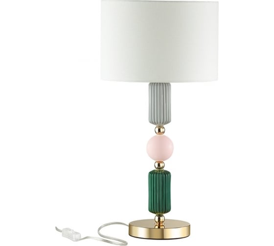 Настольная лампа ODEON LIGHT текстиль E27 1*60W CANDY 4861/1T