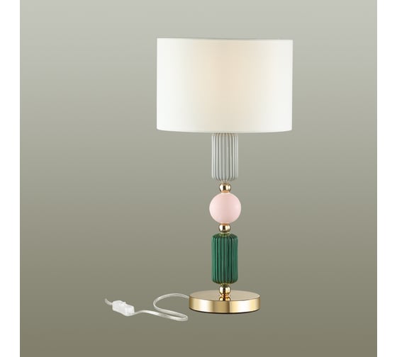 Настольная лампа ODEON LIGHT текстиль E27 1*60W CANDY 4861/1T