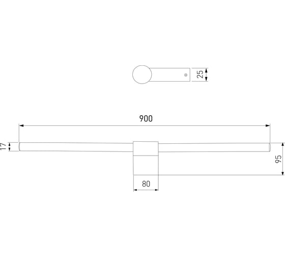 Светильник настенный светодиодный Elektrostandard Luar 4000K 40153/LE a070988