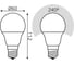 Лампа Gauss A60 10W 800lm 4100К E27 Сенсор LED 1/10/50 102502210-M 3