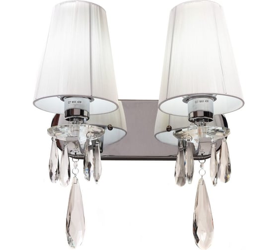 Настенный светильник бра Lumina Deco Alessia LDW 1726-2W CHR