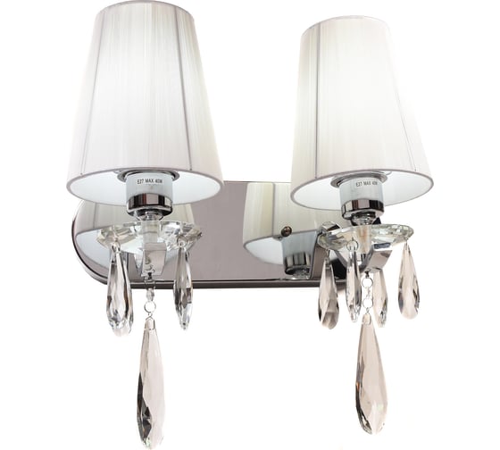 Настенный светильник бра Lumina Deco Alessia LDW 1726-2W CHR