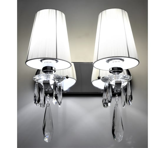 Настенный светильник бра Lumina Deco Alessia LDW 1726-2W CHR