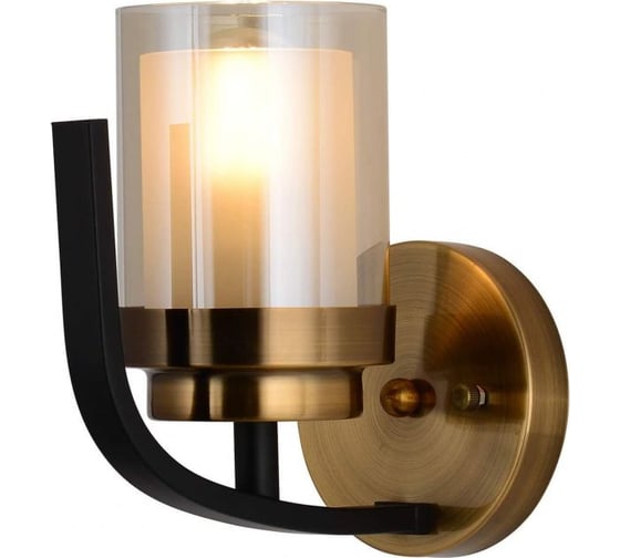 Настенный светильник бра Lumina Deco Bonton LDW 1221-1 BK+MD 1