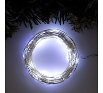Гирлянда-нить Luazon ROSA, IP20, 10 м, Н.С. LED-100-12V, БП в комплекте, мерцание, белый 5198361