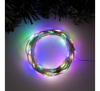 Гирлянда-нить Luazon ROSA, IP20, 10 м, Н.С. LED-100-12V, БП в комплекте, фиксинг, мульти 5198352